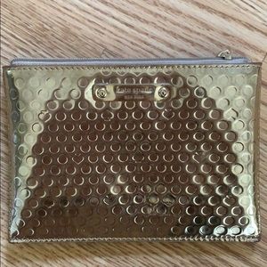 Kate Spade Metallic Gold Clutch